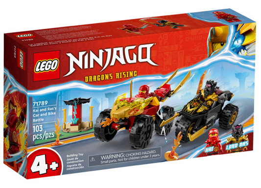 LEGO Ninjago Kai nad Ras's Car and Bike Battle (71789)