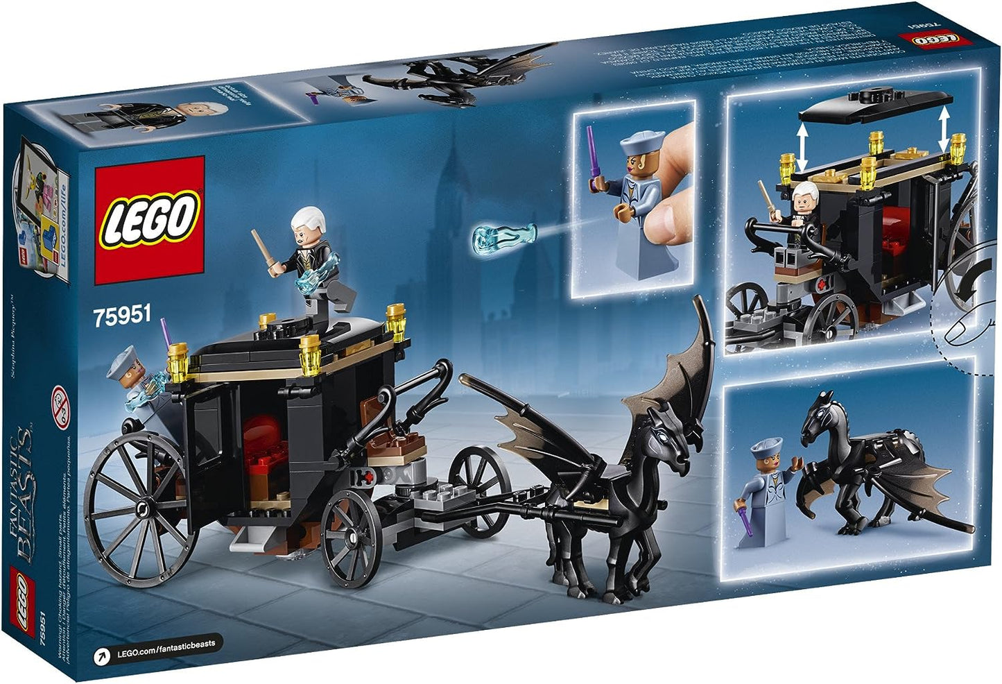LEGO Fantastic Beasts: The Crimes of Grindelwald - Grindelwaldâ€™s Escape 75951 Building Kit (132 Pieces) (Discontinued by Manufacturer)