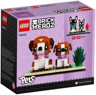 LEGO BrickHeadz Saint Bernard Dog and Puppy Set 40543